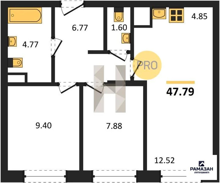 Продажа квартиры в новостройке, Казань, м. Проспект Победы, ул. ... - Фото 1