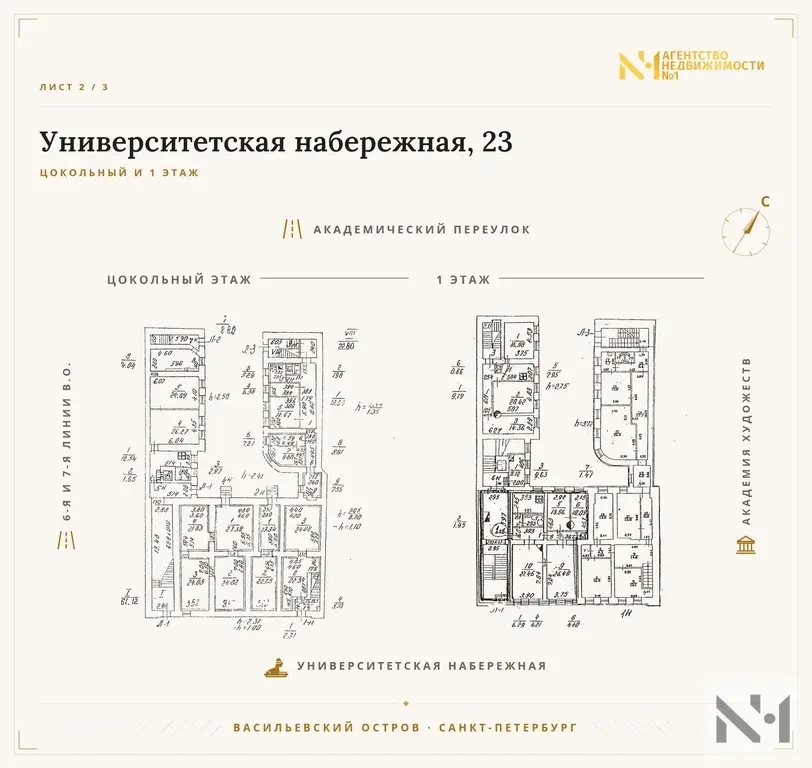 Здание 1755м2 участок 20сот на Университетской наб - Фото 3