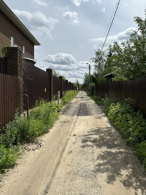 Участок 6 соток дер. Грибки го Мытищи ровный, огорожен забором - Фото 13