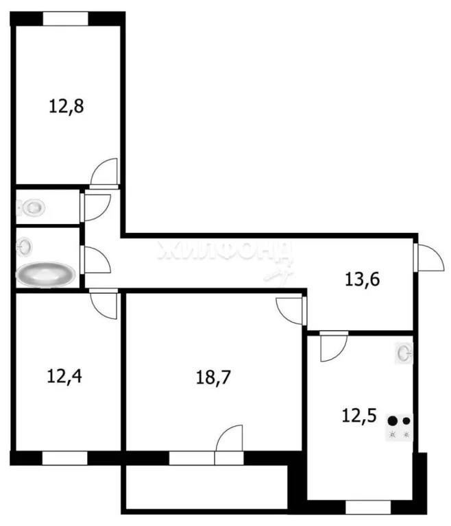 Продажа квартиры, Краснообск, Новосибирский район, 2-й микрорайон - Фото 13