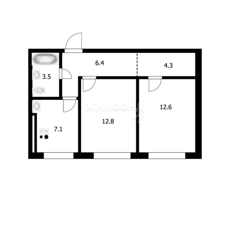 Продажа квартиры, Новосибирск, ул. Троллейная - Фото 16