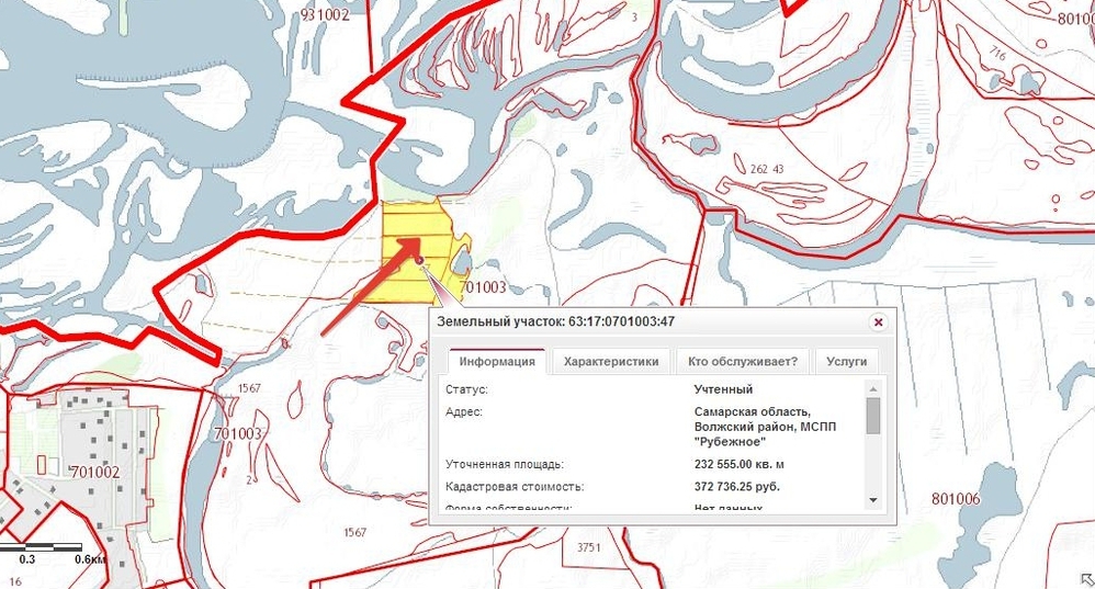 Кадастровая карта земельных участков самарской области