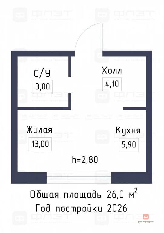 Продажа квартиры, Казань, ул. Владимира Шнеппа - Фото 19