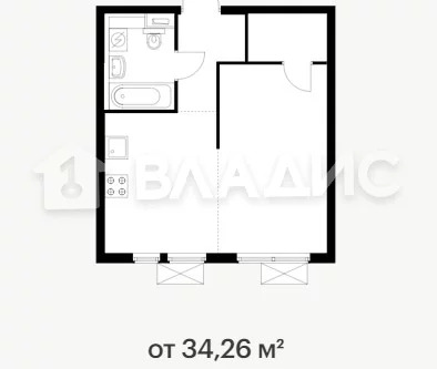 Москва, Перовское шоссе, д.2к3, 1-комнатная квартира на продажу - Фото 5