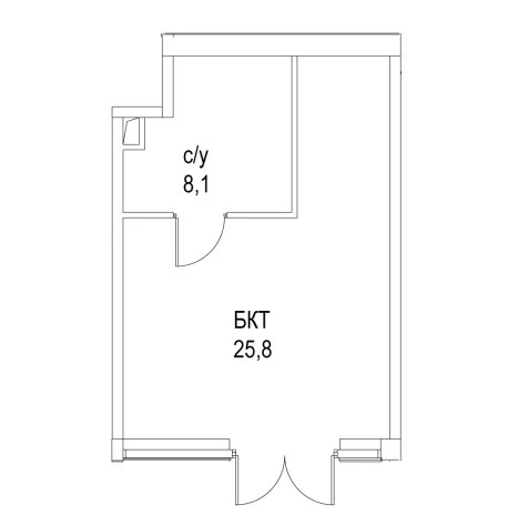 Аренда ПСН площадью 33,9 м2 - Фото 3