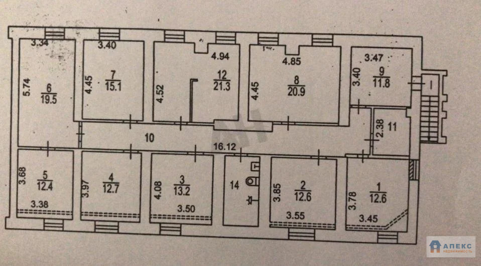 Продажа помещения (ПСН) пл. 192 м2 под авиа и ж/д кассу, бытовые ... - Фото 1