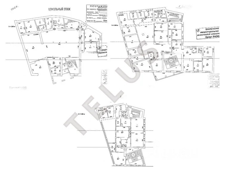 м. Китай город. Спасоглинщевский пер. 1490м2 Здание (ном. объекта: ... - Фото 3