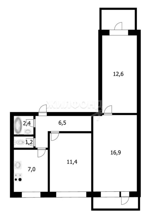 Продажа квартиры, Новосибирск, ул. Комсомольская - Фото 9