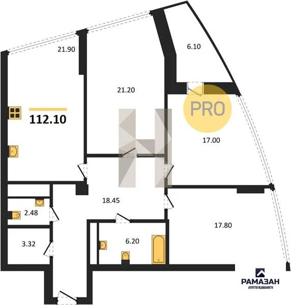 Продажа квартиры в новостройке, Казань, м. Горки, ул. Танковая - Фото 1