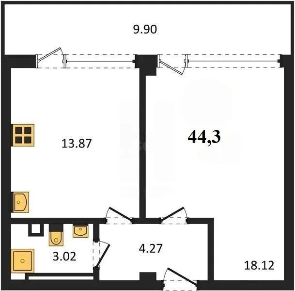 Продажа квартиры в новостройке, Севастополь, ул. Парковая - Фото 1