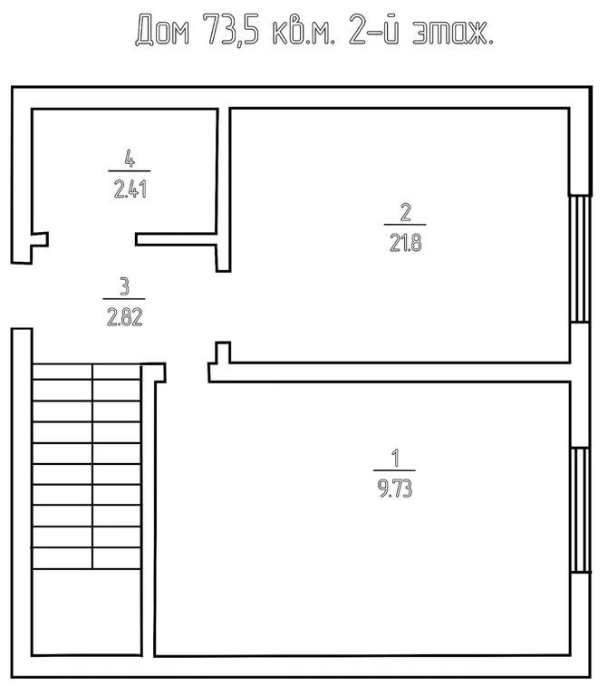 Дом 73.5 м2 на участке 7.5 сот. - Фото 6