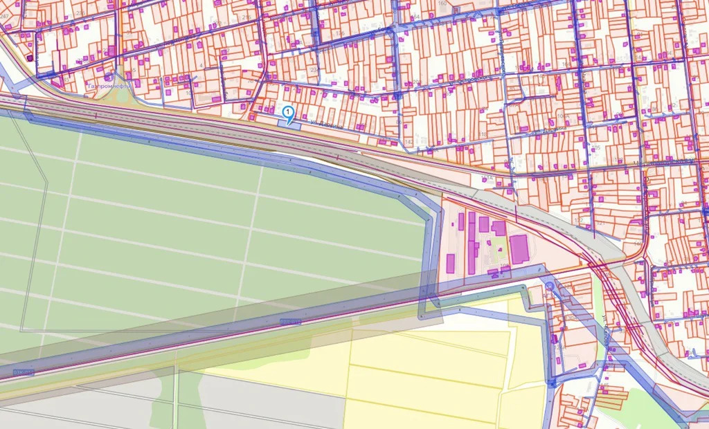 Участок 15 соток с фасадом 72 м. у трассы к Черному морю - Фото 1