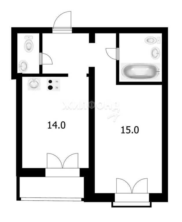 Продажа квартиры, Новосибирск, Ольги Жилиной - Фото 15