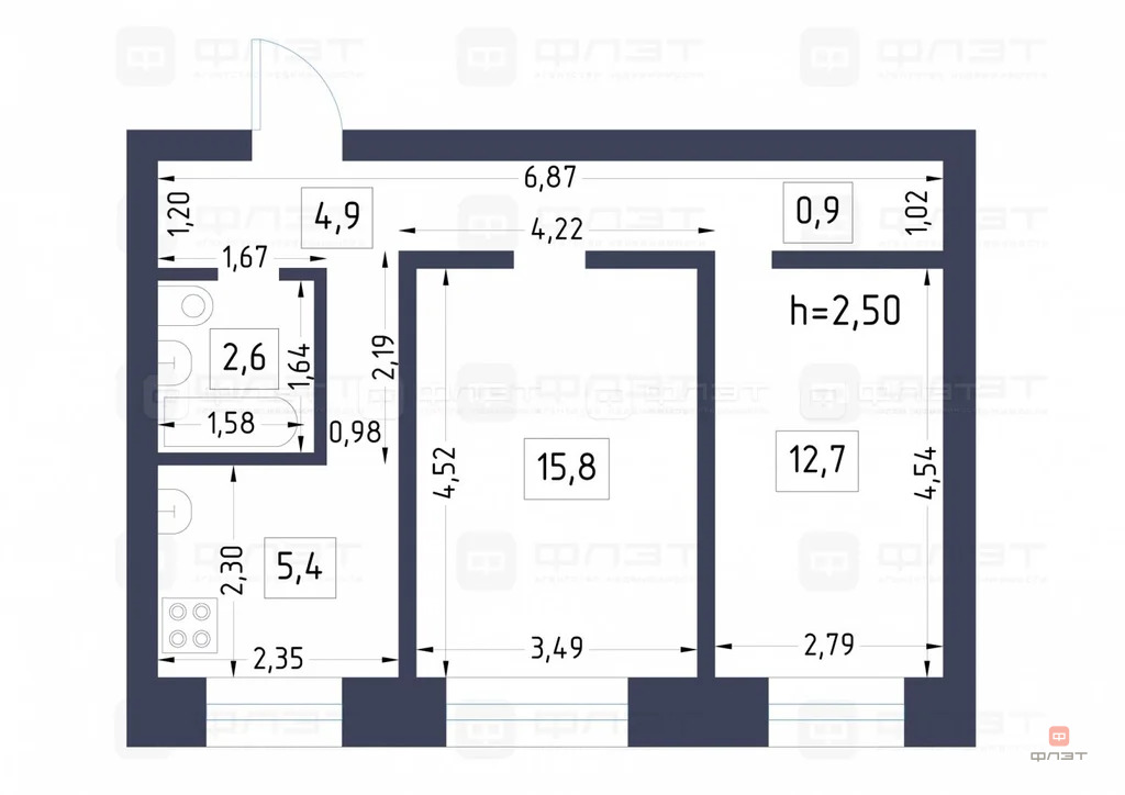 Продажа квартиры, Казань, ул. Короленко - Фото 18