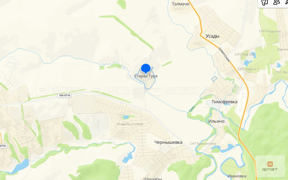 Продажа участка, Старая Тура, Высокогорский район, ул. Нижняя - Фото 1