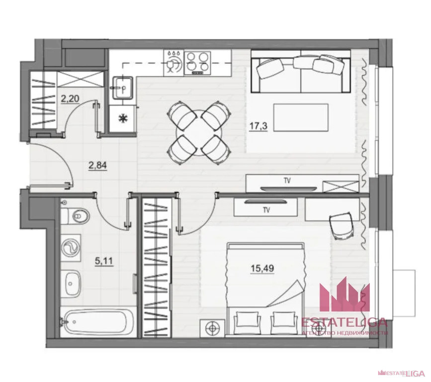 Аренда квартиры, 1-й Котляковский переулок - Фото 21