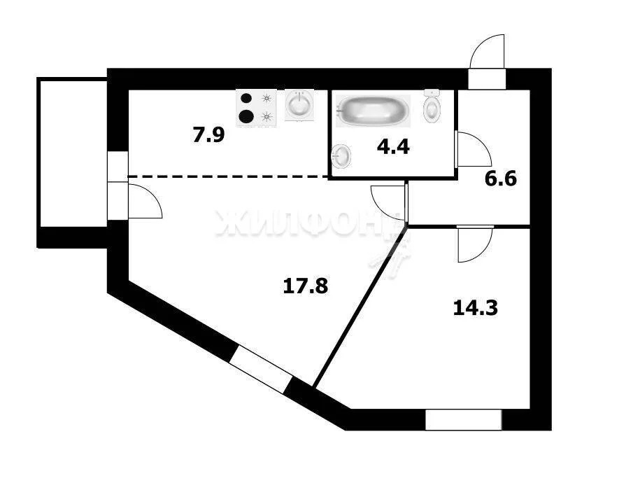 Продажа квартиры, Новосибирск, Заречная - Фото 14