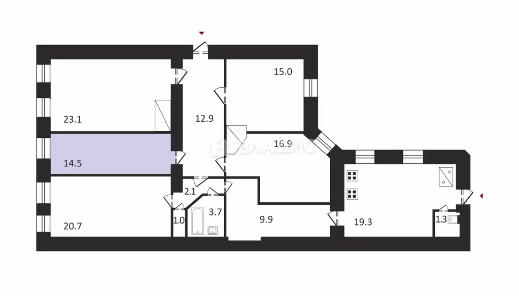 Санкт-Петербург, Бронницкая улица, д.14б, комната на продажу - Фото 17