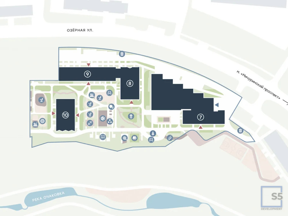 Аренда торгового помещения, м. Мичуринский проспект, жилой комплекс ... - Фото 16