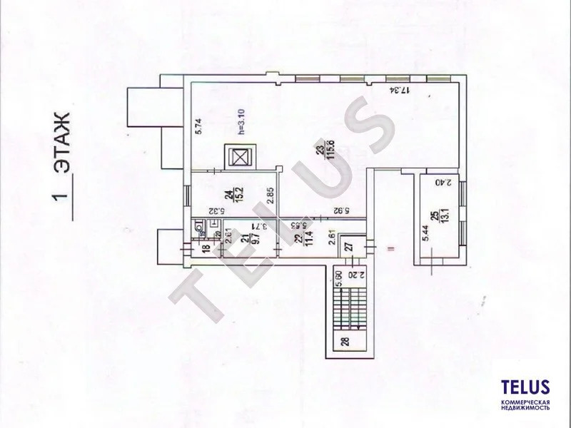 м Текстильщики, Волгоградский проспект 860м2 -Часть здания (ном. ... - Фото 5