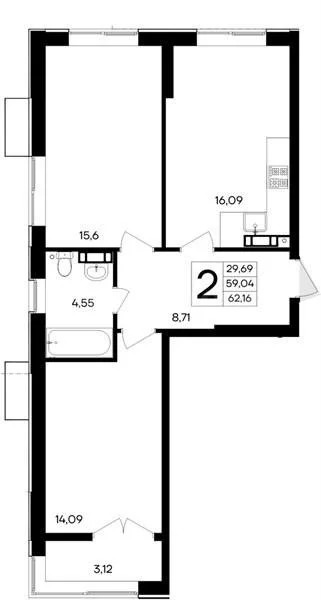 Продажа квартиры в новостройке, Севастополь, ул. Мате Залки - Фото 1