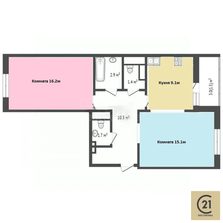 Продажа квартиры, Балашиха, Балашиха г. о., улица Бояринова - Фото 21