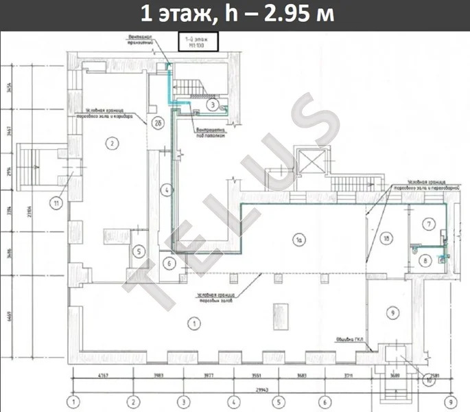 м.Киевская, Кутузовский проспект, 490 м, Торговое помещение (ном. ... - Фото 11