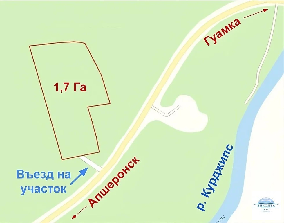 Продажа участка, Нижегородская, Апшеронский район, ул. Центральная - Фото 0