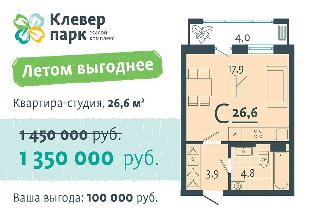 Клевер парк карта