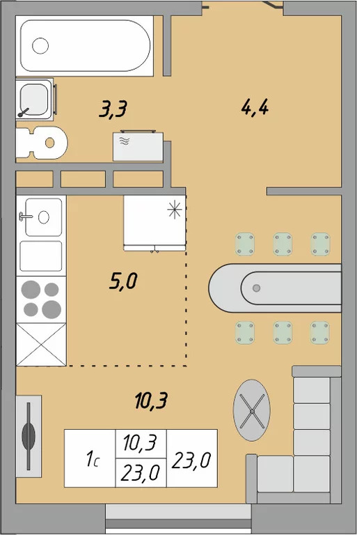 Продажа квартиры в новостройке, Оренбург, ул. Юркина - Фото 1