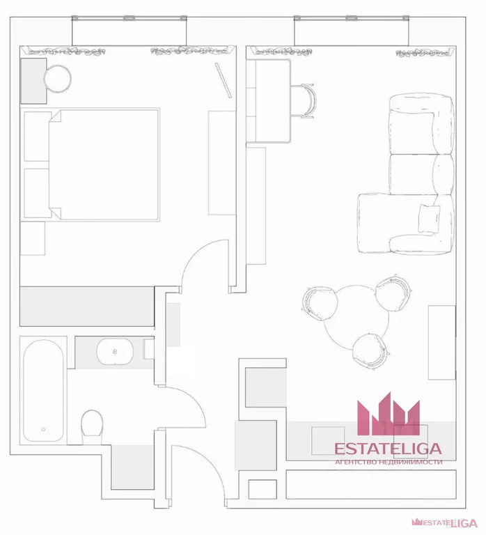 Аренда квартиры, Курского Вокзала пл. - Фото 19