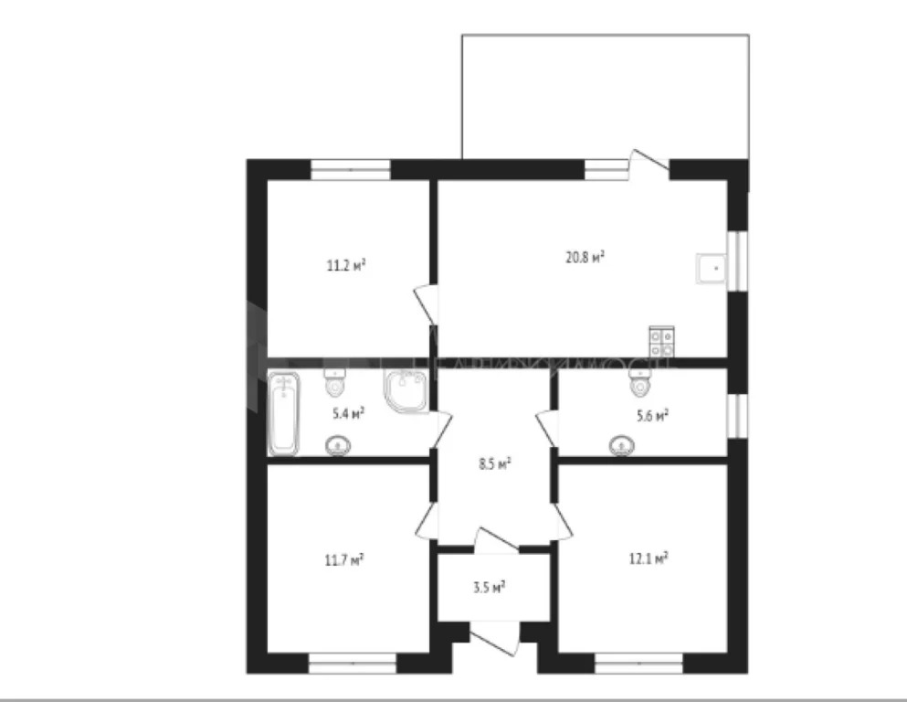 Продажа дома, Кулаково, Тюменский район, Тюменский р-н - Фото 23