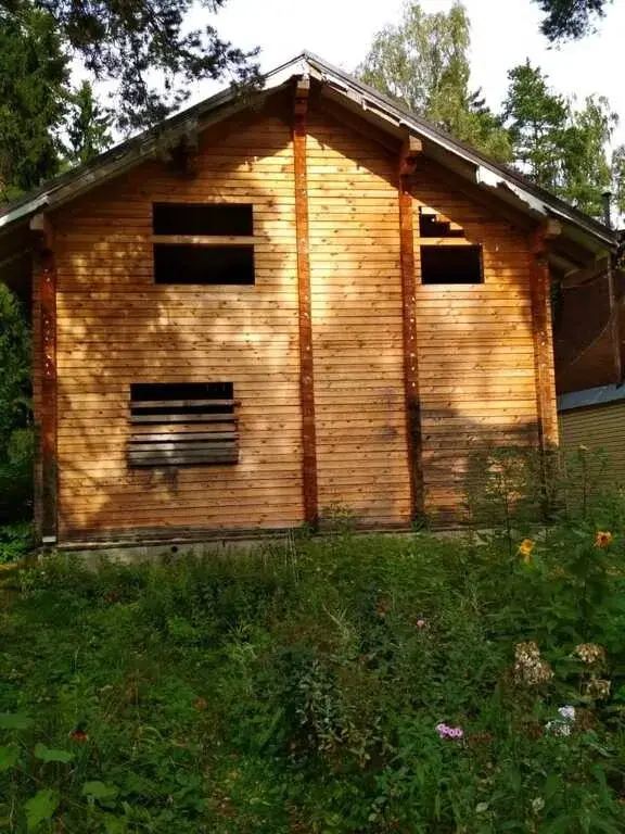 Участок с Домом (брус. коробка) в стародачном месте Подмосковья - Фото 1