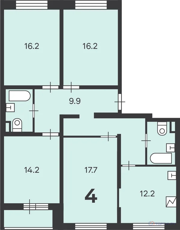 Продажа квартиры, Новомихайловское шоссе - Фото 8