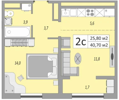 Продажа квартиры в новостройке, Оренбург, ул. Юркина - Фото 1