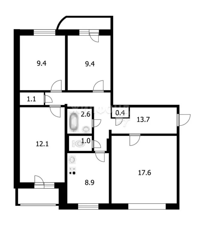 Продажа квартиры, Новосибирск, ул. Троллейная - Фото 22