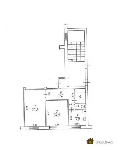 Продается 2-ком кв в сталинке мкр. Керамик, ул. Заводская, д. 10 - Фото 26
