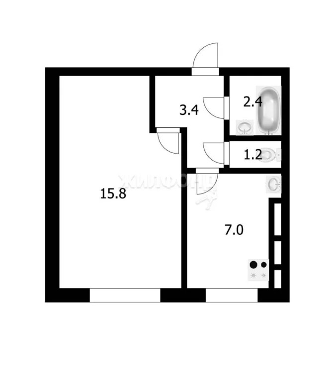 Продажа квартиры, Новосибирск, ул. Ударная - Фото 14