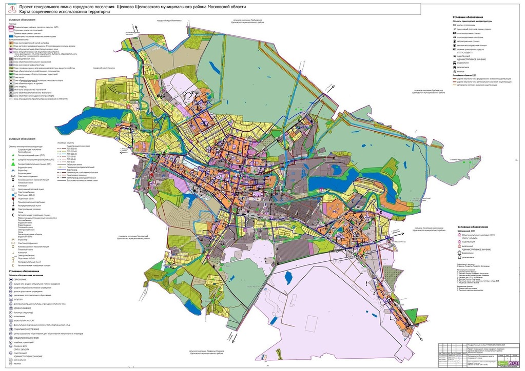 План городского округа щелково генеральный