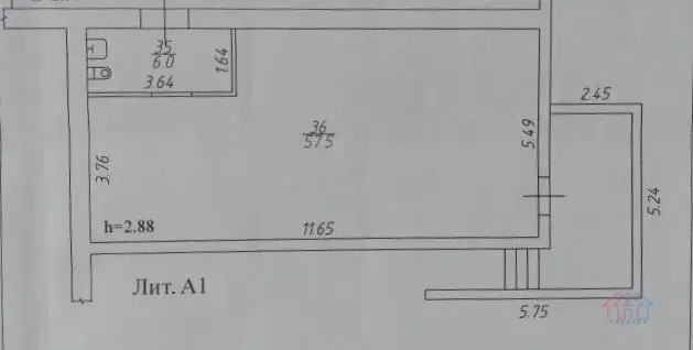 Свободного назначения, 63.5 м2 - Фото 11