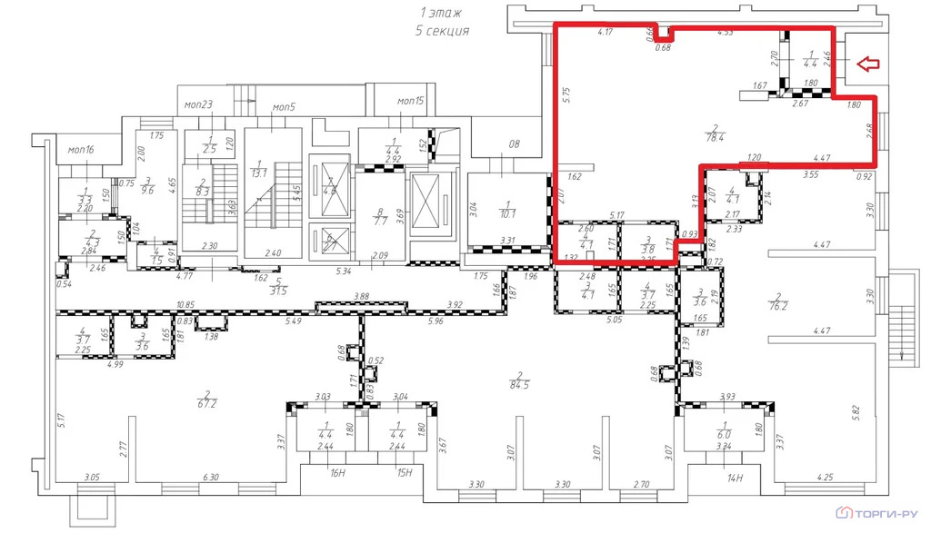 Продажа торгового помещения, 6-я Радиальная улица - Фото 5