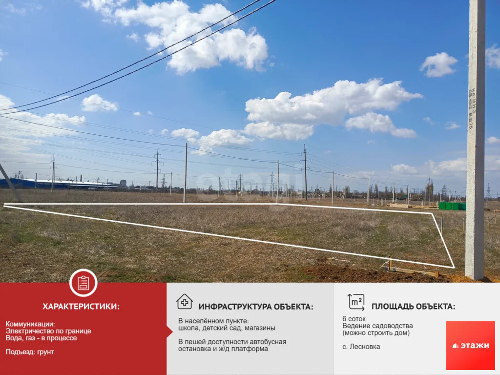 Продажа участка, Лесновка, Сакский район, ул. Садовая - Фото 0