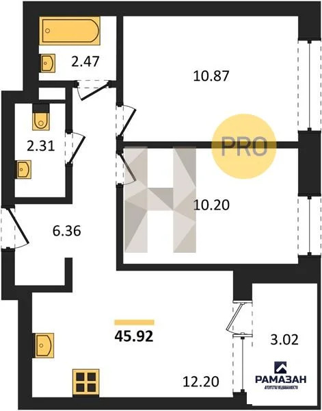 Продажа квартиры в новостройке, Казань, м. Козья слобода, ул. ... - Фото 1
