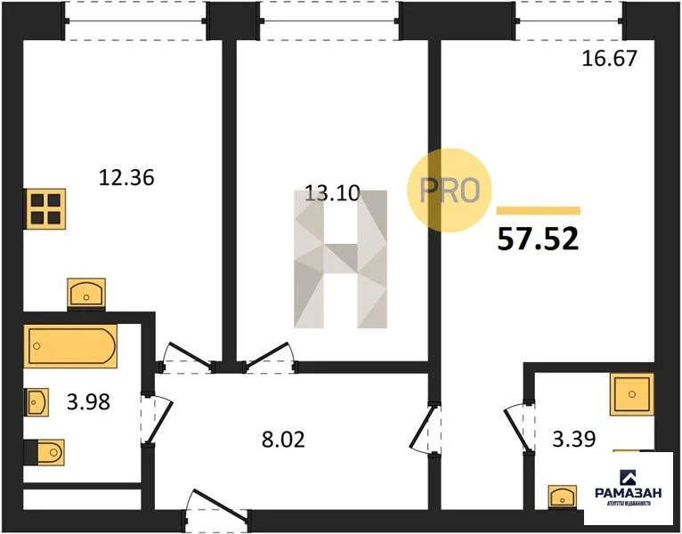 Продажа квартиры в новостройке, Казань, м. Козья слобода, ул. ... - Фото 1