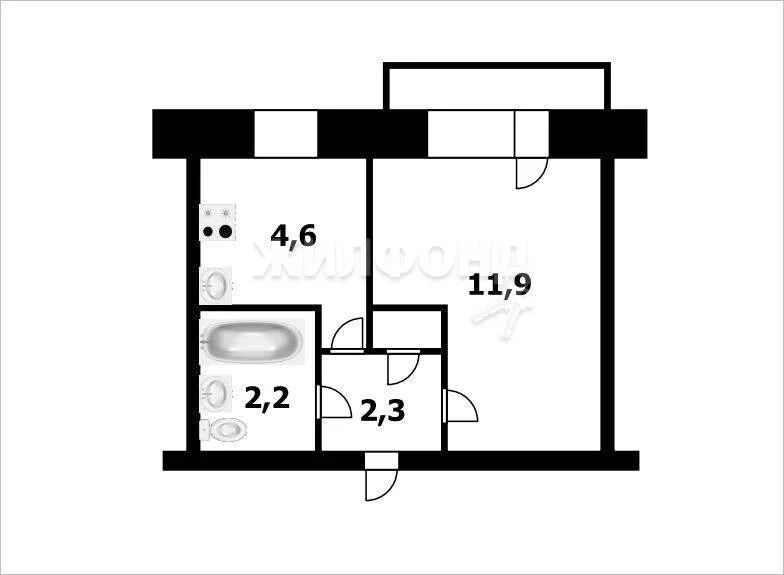 Продажа квартиры, Новосибирск, ул. Доватора - Фото 7