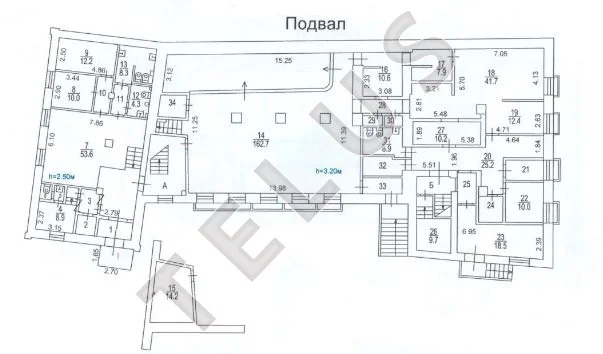 м. Павелецкая, 1-й Кожевнический пер., 2563 м2, Здание (ном. объекта: ... - Фото 11
