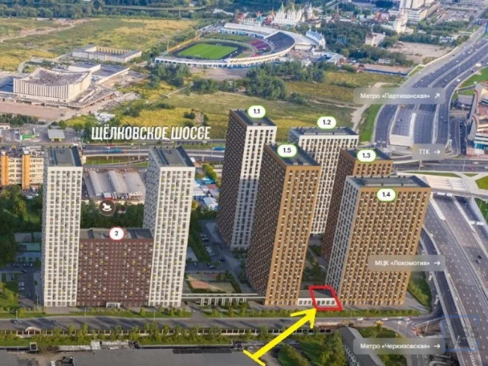 Аренда торгового помещения, м. Черкизовская, жилой комплекс Амурский ... - Фото 6