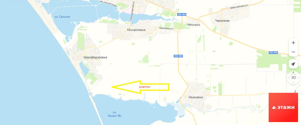 Продажа участка, Михайловка, Сакский район - Фото 2