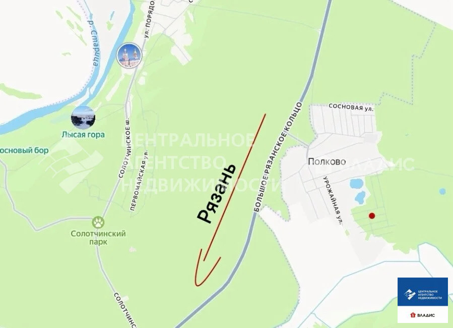 Продажа участка, Полково, Рязанский район, Янтарная улица - Фото 3