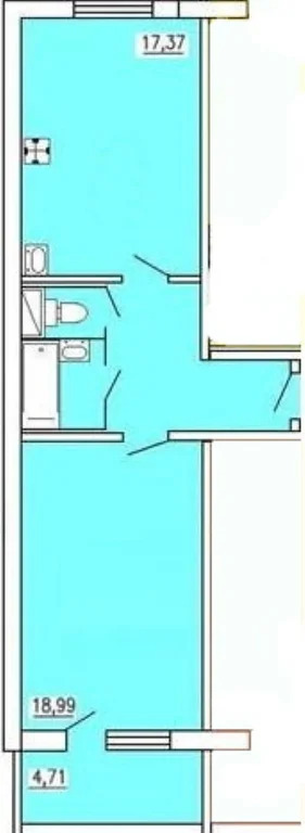 Продается квартира, 39.69 м - Фото 5